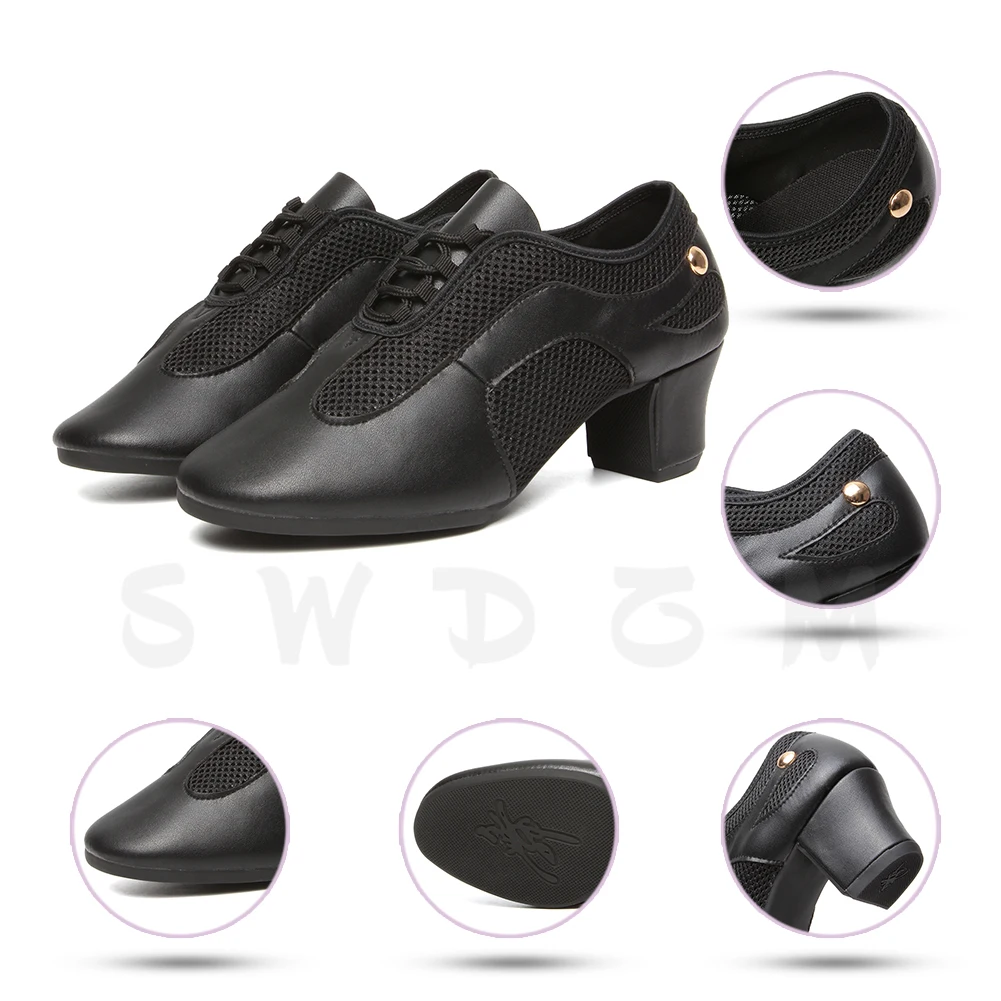 Unisex Dance Shoes dance shoes For Women Men Dance-Shoes Modern Jazz Dancing Shoes Square Dance Salsa Practice Teachers' Mesh