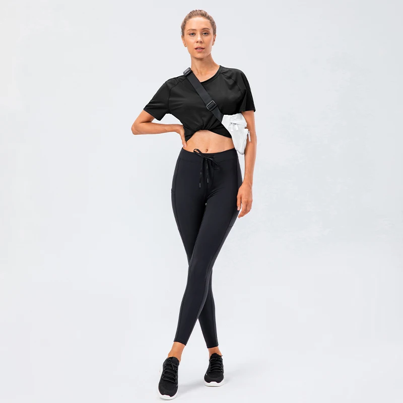 Women Yoga Loose Fitness Short Sleeve T Shirt Quick Dry Fitness Top Sports Tee Running Dance Short Sleeve Gym Sport