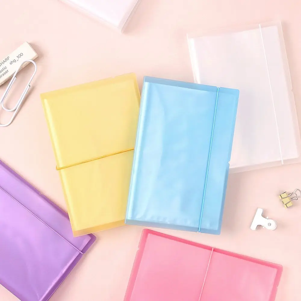 SKYSONIC 6 Inch Collect Book Double Sided 20 Sleeves Bandage Photo Album Idol Postcards Storage Book Ticket Sorting Holder