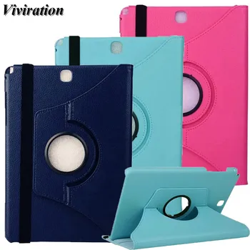 

Funda Tablet 9.7 Inch Cover For Samsung Galaxy Tab A 9.7 T550 T555 Wholesale Leather PU Protective Shell Smart Stand Cover Case