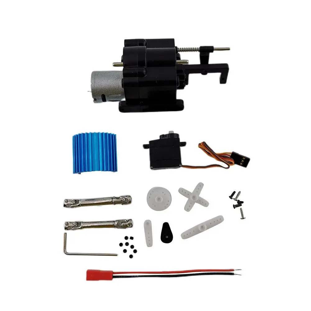 

Kuulee Simulation Car Modification Upgrade 2-speed Shift 370 Motor Gear Box Set High Quality Mini Toys Small Model