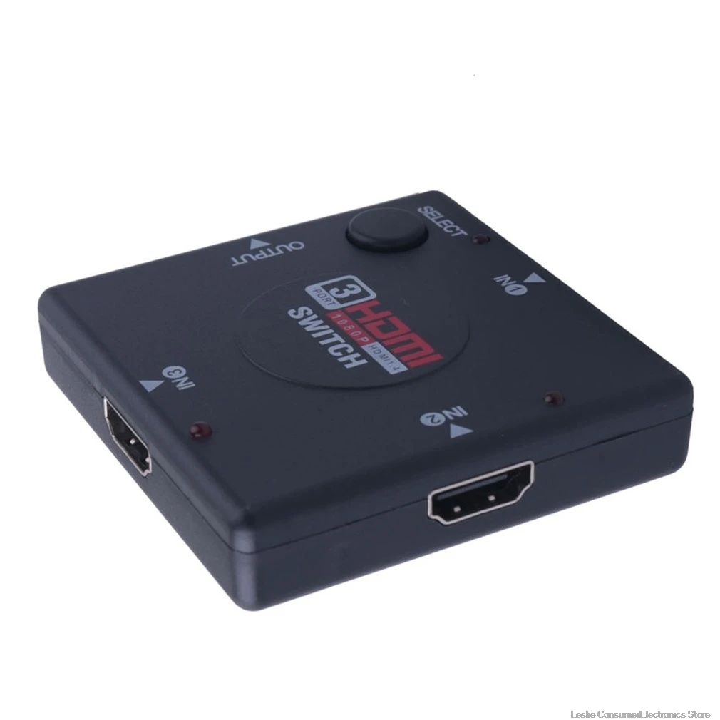Full HD 1080P Mini 3 Порты и разъёмы HDMIv1.3 Порты и разъёмы HDMI коммутатор разделитель Vedio усилитель три отрезать один видео конвертер