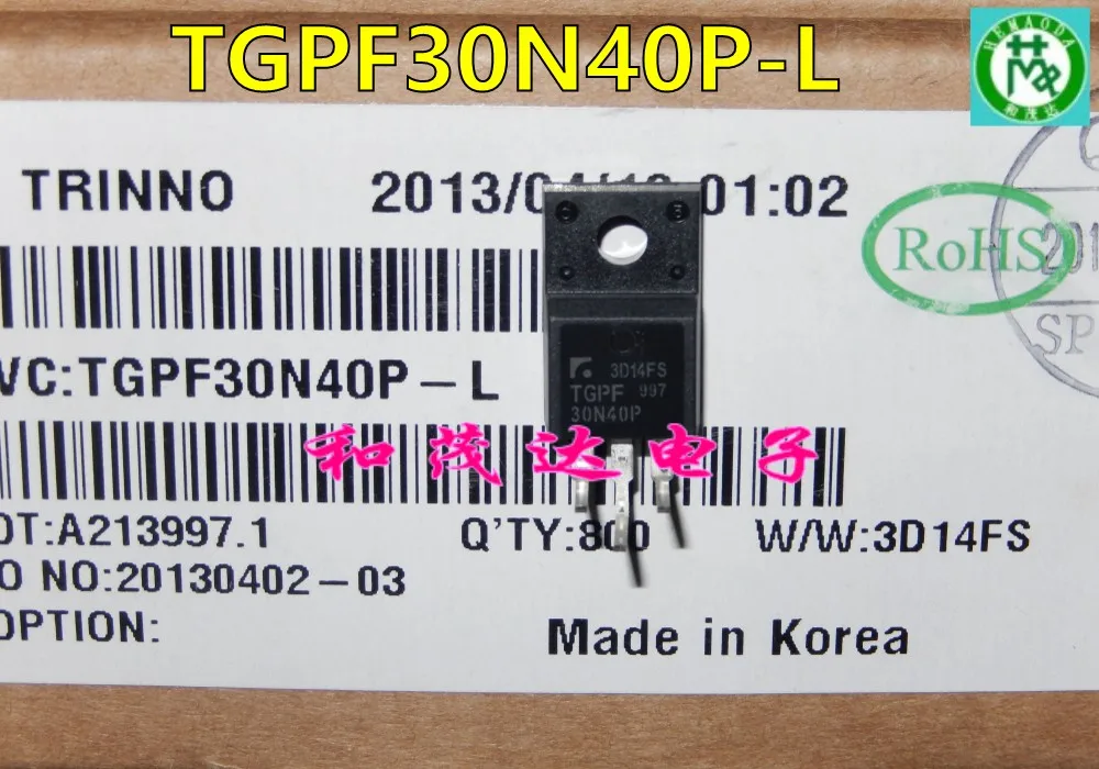 5 шт./TGPF30N40P TO-220F TGFP30N40P-L TO220F
