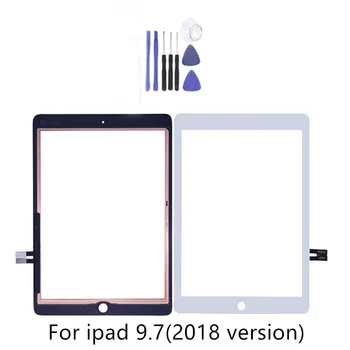 

For iPad 9.7 (2018 Version) For iPad 6 6th Gen A1893 A1954 Touch Screen Digitizer Front Outer Panel Glass With 2Gifts