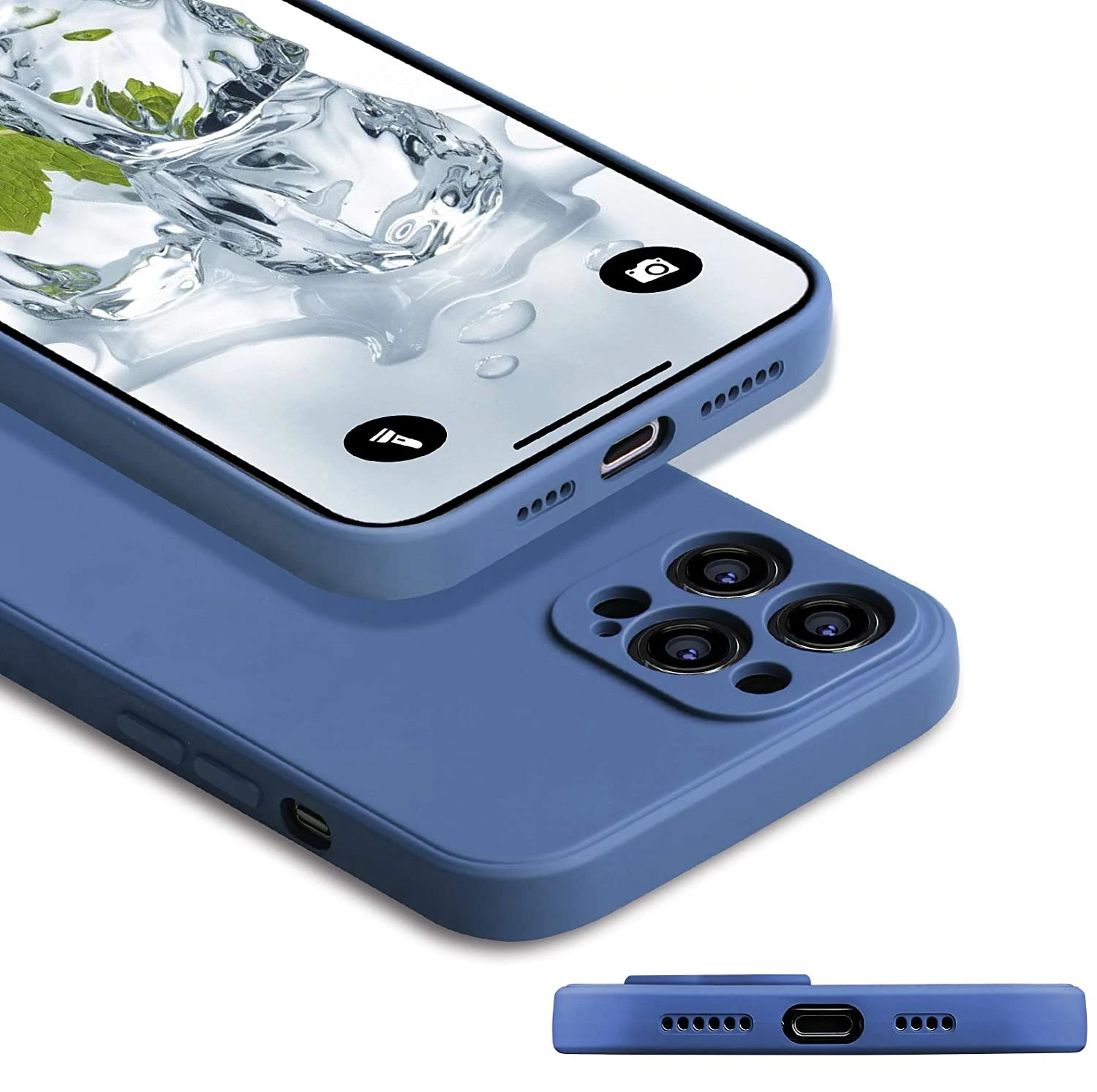 Квадратный чехол из жидкого силикона для телефона iPhone 12 11 Pro Max Mini XS X XR 7 8 Plus SE 2
