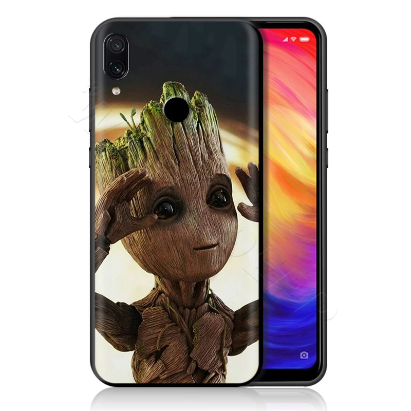Хранители Groot чехол с принтом Marvel для спортивной камеры Xiao mi Red mi Note 8 mi, возраст 3, 6, 8, 9, A1 A2 A3 8A 6X9 T CC9 Lite SE Pro Max F1 10