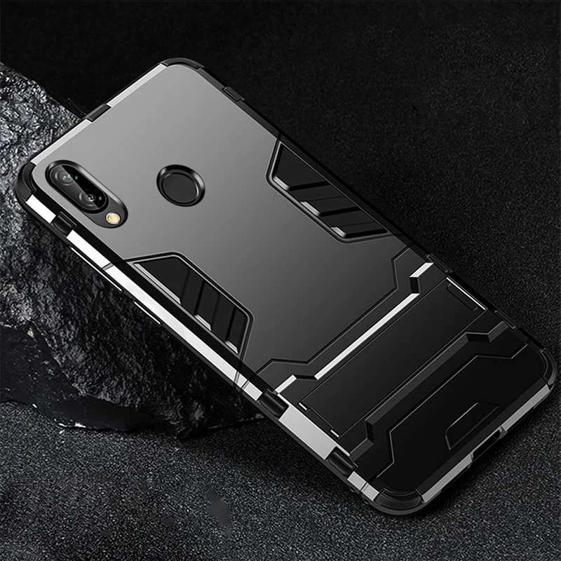 huawei silicone case Case For Huawei P20 Lite Silicone P20 Cover Anti-Knock Hard PC Robot Armor Slim Phone Back Cases For Huawei P20 Pro Coque huawei phone cover