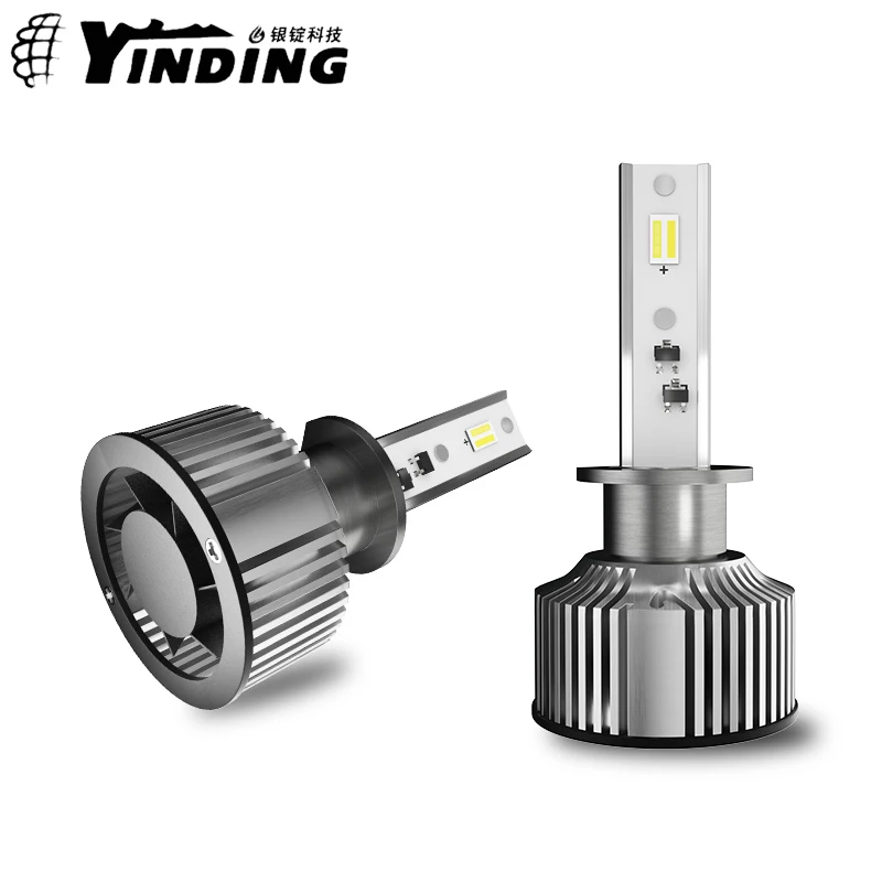 

mini YINDING car headlight H4 H7 LED 3000K 4300K 5000K 6500K 8000K H1 H8 H9 H11 9005 9006 LED turbocharger lamp 12V