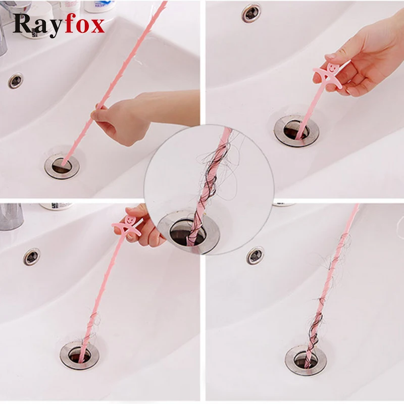Kitchen Accessories Tools Sewer Cleaning Hook Home Bathroom Kitchen Floor Drain Sink Bathtub Dredge Device Gadgets 51cm