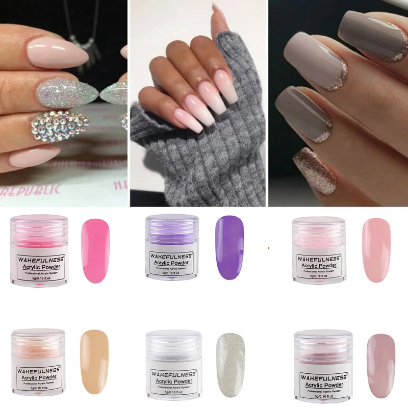 Acylic Nail Powder 5 Gram Powder For Nail Art Carving Extension Acrylic Powder Gel For Nail Polish Nail Art Pen Tools Set Acrylic Powders Liquids Aliexpress