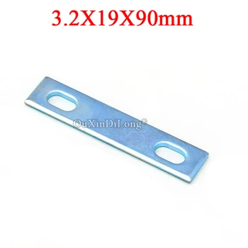 

NEW 50PCS Metal Straight Flat Corner Braces Furniture Fittings Fixing Brackets Frame Board Support Connectors Furniture Hardware