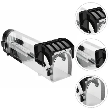 

1pc Household Rattrap Transparent Cage Catcher Creative Mice Hunt Plastic Mousetrap for Office Home Hotel
