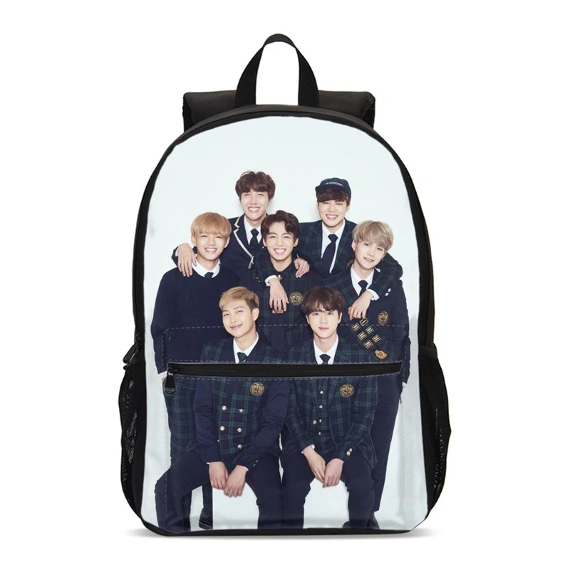Корейские звезды школьные сумки Mochila Escolar Mochila Infantil детская книга рюкзак Bolsa Feminina рюкзаки для девочек-подростков - Цвет: Серый