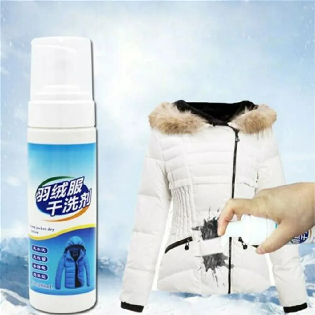 Куртка-пуховик сухой чистящий спрей Костюмы защиты мыть-независимый агент жидких бытовых куртка чистки мульти-функциональный очиститель