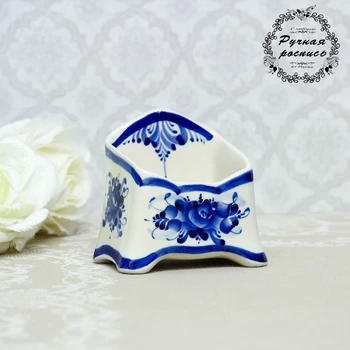 

Sponge holder, 6x9 cm, gzhel, porcelain 4274268