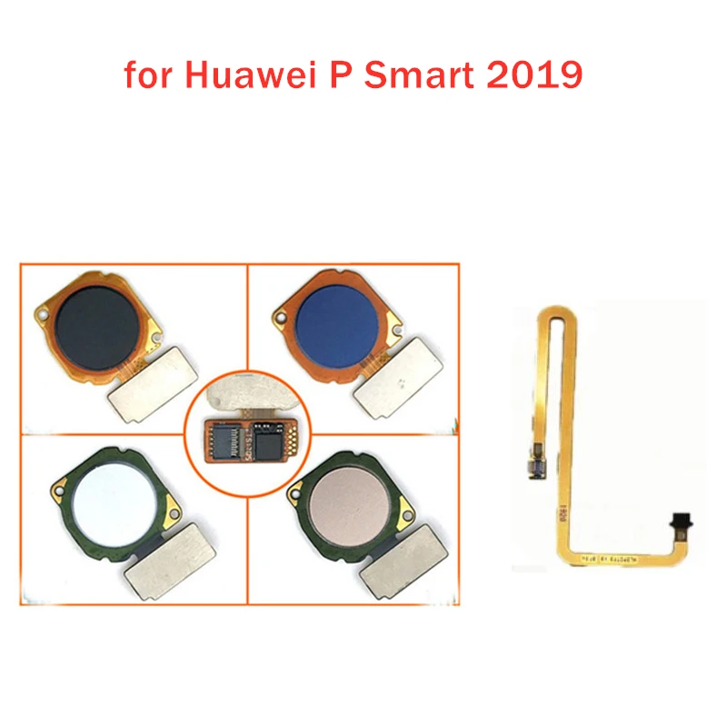 Гибкий кабель для Huawei P Smart 2019 сканер отпечатков пальцев соединитель кнопки Home и