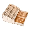 Natural Wooden Paint Rack Stand Pigment Ink Bottle Paints Tool Storage Cabinet Holder Organizer for Multi Bottles of Paints 1