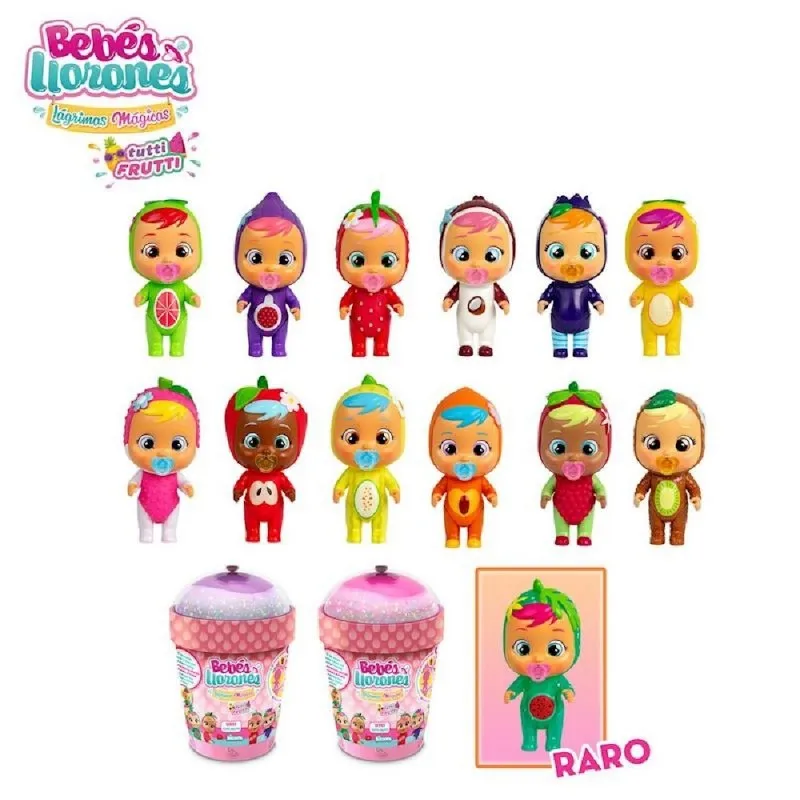 MUÑECA BEBÉS LLORONES TUTTI FRUTTI 1259