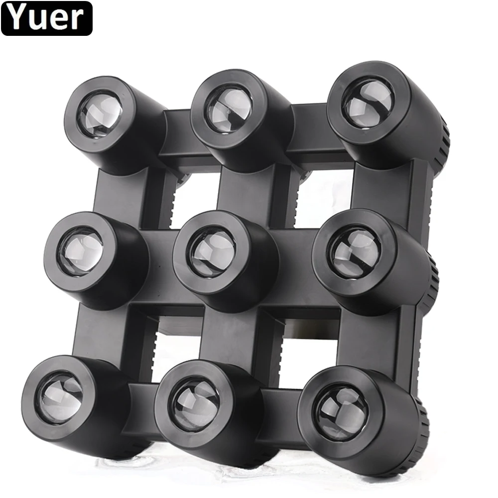 

10Pcs/Lot 9x40W RGBW 4in1 LED Eyes Beam Light Individual Control LED Light Bar DMX512 Sound Professional Party Stage DJ Lights