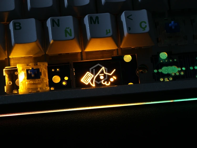Teclado Mecânico Personalizado Xd84 Pro 75 Eepw84 Suporte com Brilho Rgb Pcb Programável Muitas Peças Preparações - Imagem 5