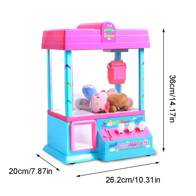 Claw Arcade Game Candy Dispenser for Kids Mini Toy Vending Machine with Sounds Birthday & Christmas Gifts 2