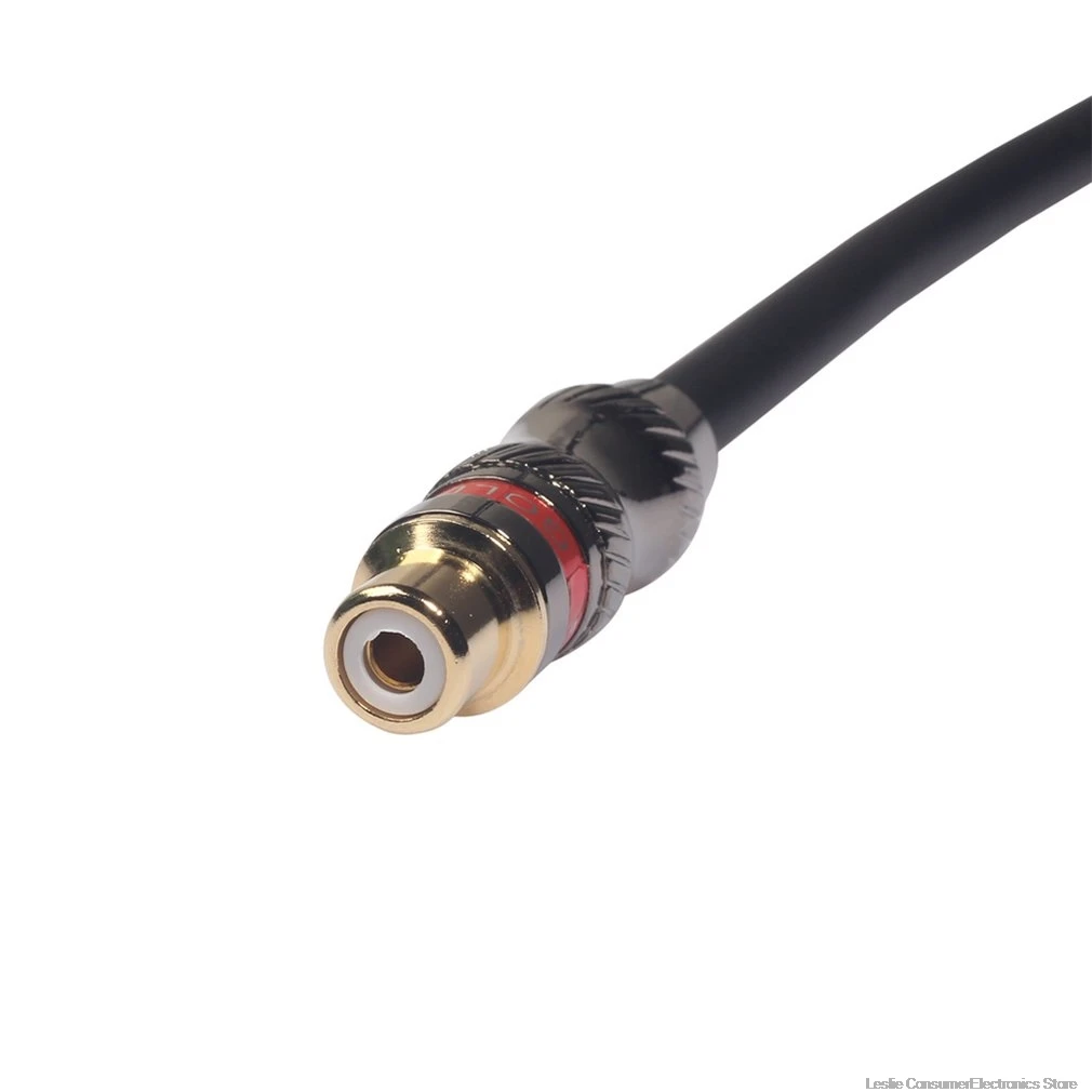 Высококачественный RCA Женский пара Xlr 3Pin женский сплиттер аудио адаптер разъем Женский Поворотная карта Famele аудио кабель