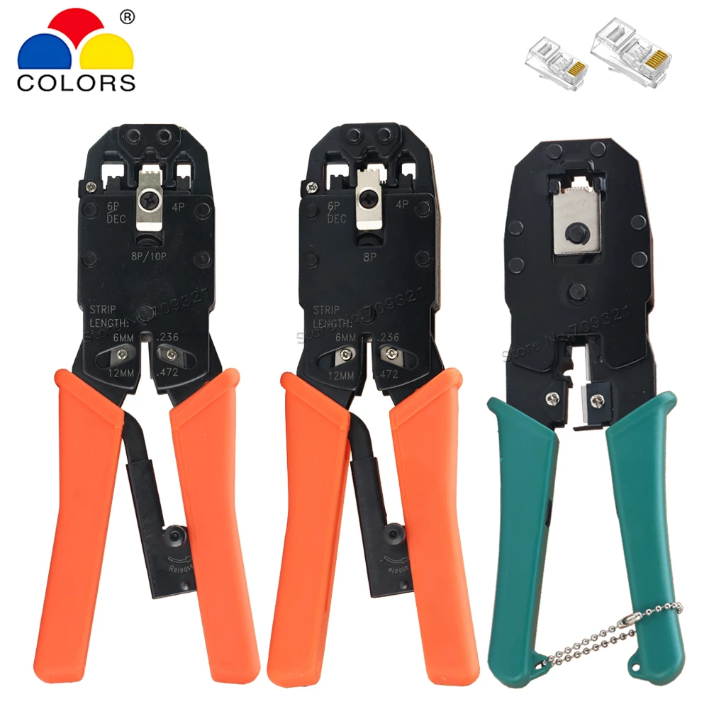 Инструменты для кабеля щипцы Rj45 Rj11 FJ45 Rj12 сетевые плоскогубцы Ethernet-сети клещи