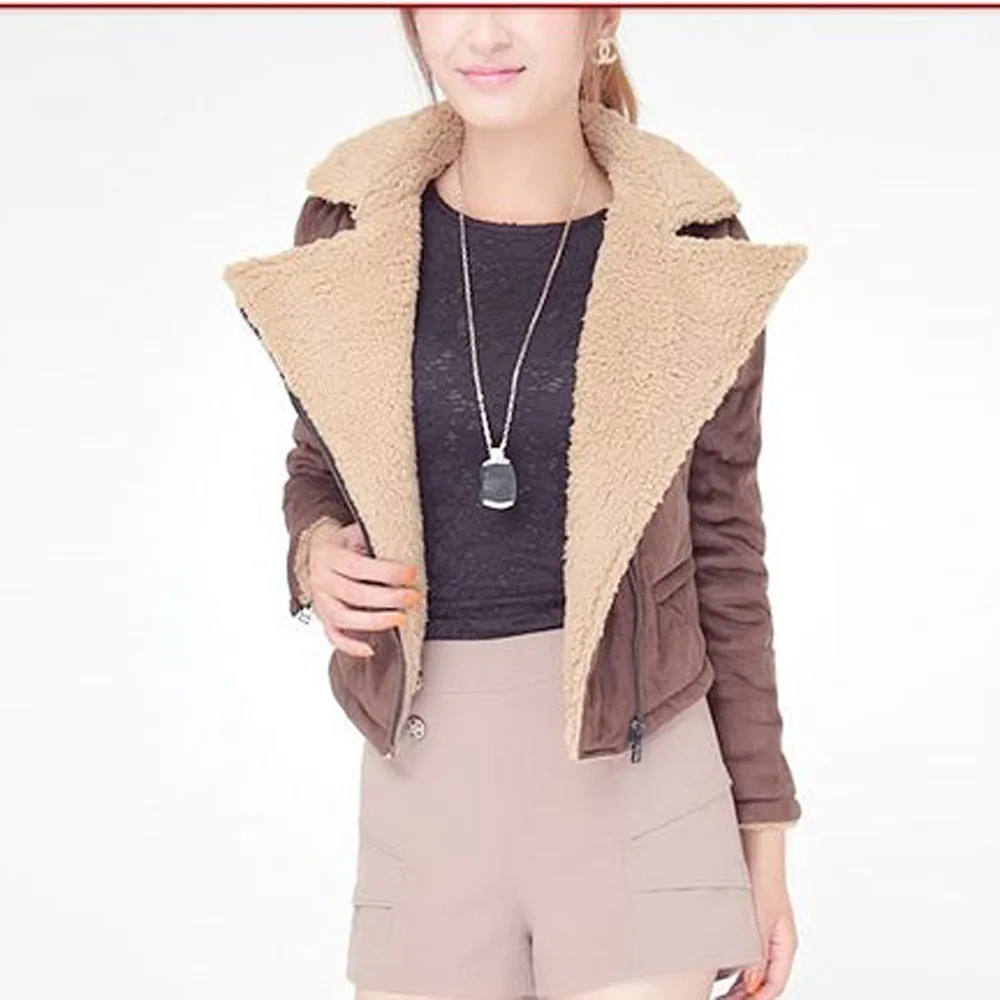 Весенний стиль, женская теплая Вельветовая куртка с подкладкой, косая застежка-молния, замшевый вельветовый жакет для женщин, настраиваемый