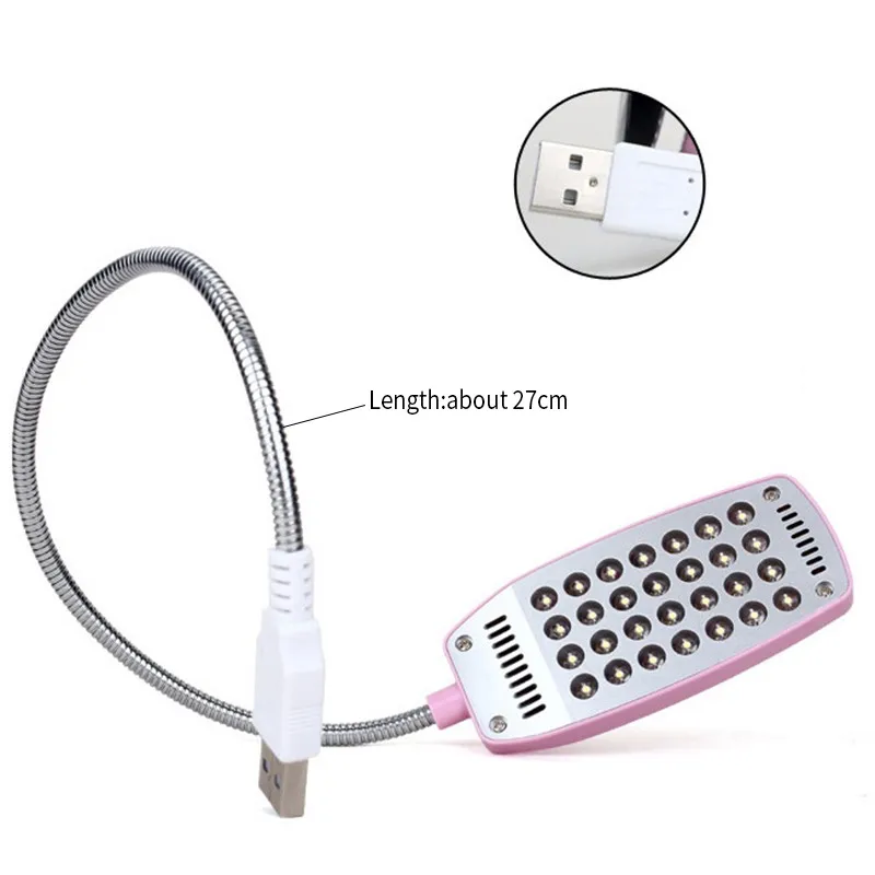 Hot Sale 28LEDs reading lamp LED USB Book light Ultra Bright Flexible 4 Colors for Notebook PC Computer Supplier | Освещение