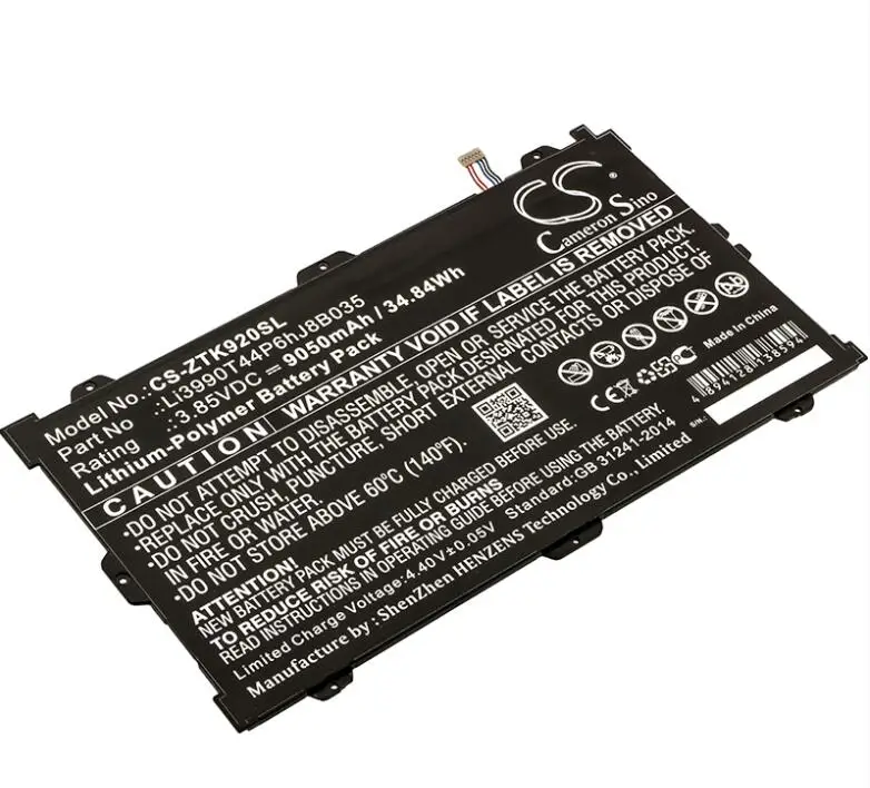 Cameron sino 9050 мАч батарея для zte K92 Primetime LTE-A Li3990T44P6hJ8B035 планшет батарея