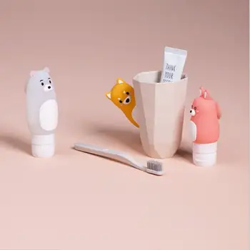 

Portable Cute Refillable Travel Silicone Empty Bottles Shampoo Shower Gel Lotion Design Sense Tube Squeeze Container