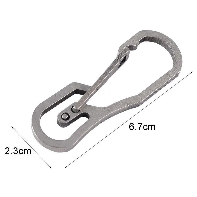 

New Outdoor Camping Climbing Stainless Steel Carabiner Climbing Hook Tactics Carbine Equipment Multi-function key Carabiner EDC