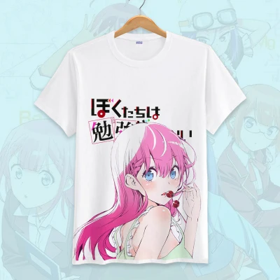 Футболка для косплея аниме Bokutachi wa Benkyou ga Dekinai We Never Learning Furuhashi Fumino футболка из
