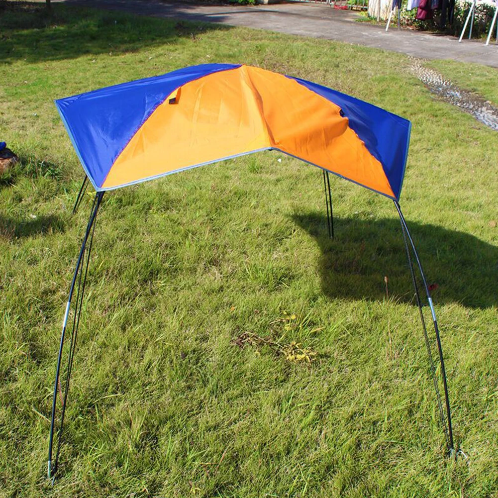 Barraca de Barco de Pesca de Surf Dois-pessoa Inflável Caiaque Barco Capa Portátil Sun Shade Abrigo Praia Dobrável Toldo Dossel 12 High Quality Esporte e Lazer
