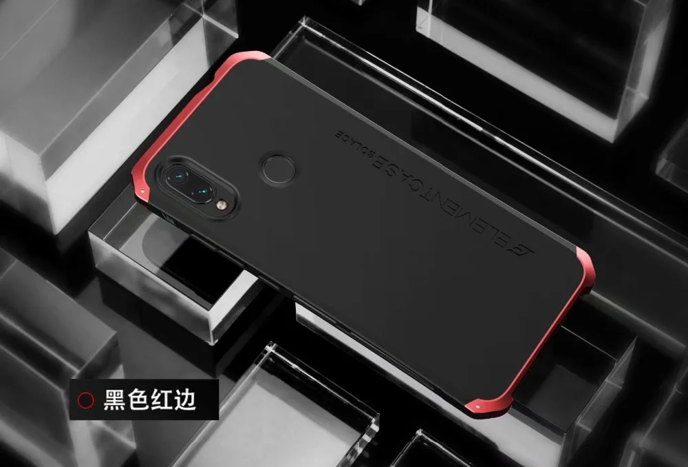R-JUST бронированный чехол для Xiaomi Redmi Note7 Pro металлический алюминиевый+ Гибридный PC сверхпрочный противоударный чехол для Redmi Note7 Pro