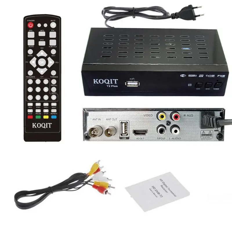 Dvbt2 спутниковый ТВ-приемник dvb-c ТВ-тюнер Dvb T2 декодер цифровой ТВ-приставка DVB-T2 Dvb c приемник IP tv Wifi Youtube для VGA монитора