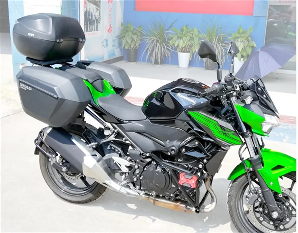 バイク部品カワサキNinja400 Z400荷物ラックバーアクセサリー