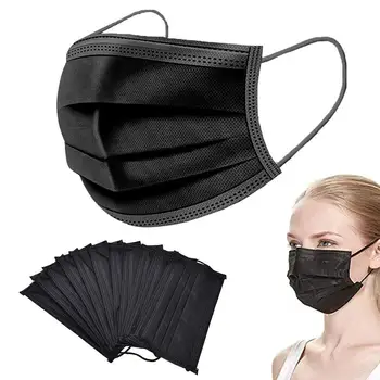 

10/50Pcs 4 Layer Disposable Dustproof Anti-Haze Protection Face Cover Mouth Mask Anti-dust Mouth Face masks In stock