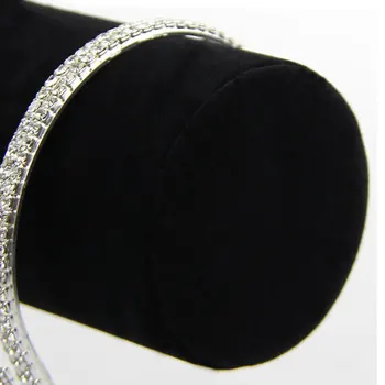 

Portable Velvet Bracelet Bangle Necklace Chain Watch T-Bar Organizer Rack Jewelry Display Stand Holder FEA889