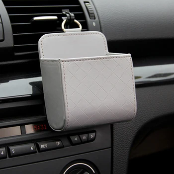 

Car Air Vent Dashboard Tidy Hanging Leather Organizer Box for Subaru Forester Outback Legacy Impreza XV BRZ