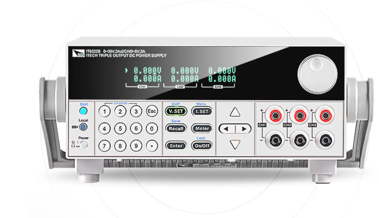 ITECH IT6333B постоянного источника питания 5В 3A 15 Вт 1CH 30V 6A 180W 2CH RS232 /USB/GPIB | Инструменты