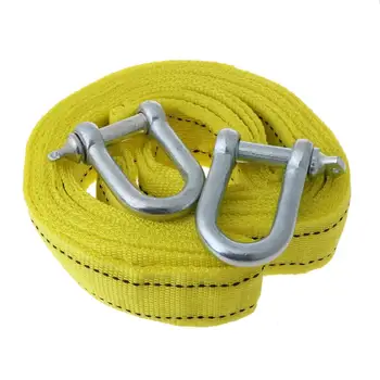 

4m 5tons Car Van Tow Rope Hook Heavy Duty Road Recovery Pull Towing Strap