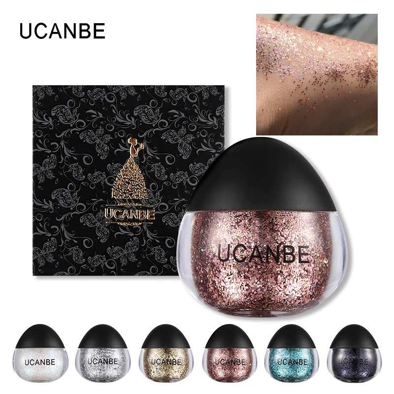 

New Arrivals UCANBE Glitter Makeup Glitter Paste Diamond Gel for Face/Shadow/Highlighter/Body/Hair