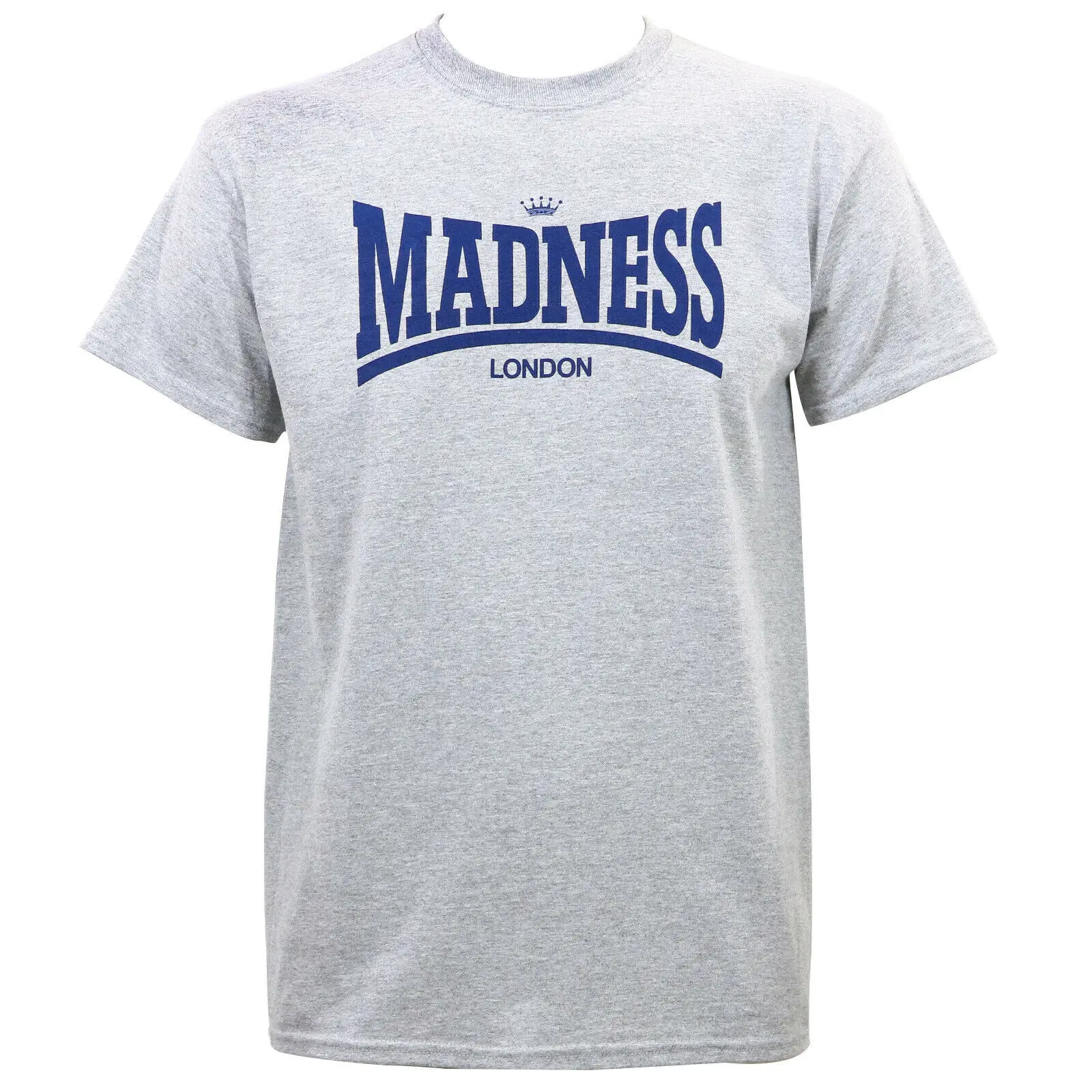 

Authentic MADNESS Band Madsdale Ska Punk T-Shirt Heather Grey S-2XL NEW