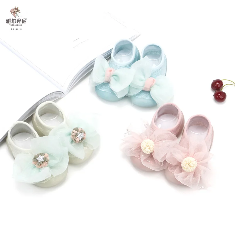 

CHILDREN'S Socks Spring And Summer Rubber Sole Infant Ankle Sock with 80% Cotton Anti-slip Ultra Short Soft-Sole xue ayumi wa Sh