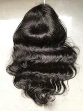 Perla Negro brasileño de la onda del cuerpo 360 peluca Frontal de encaje Pre arrancó cabello humano pelucas 30 pulgadas peluca con malla Frontal para las mujeres 150%
