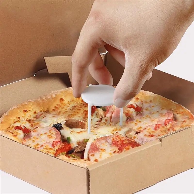 200pcs Pizza Saver Stand White Plastic Tripod Stack Fixing Rack Box Holder Kitchen Baking Accessories | Дом и сад