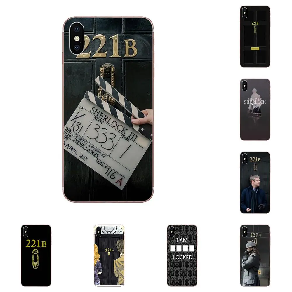 Sherlock 221b уличный милый чехол для Galaxy J1 J2 J3 J330 J4 J5 J6 J7 J730 J8 2015 2016 2017 2018 mini Pro мягкий