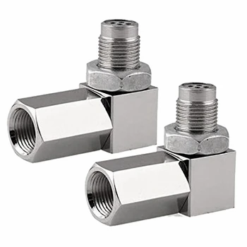

2 PCS 90 Degree CEL Check Engine Light Bungs Oxygen O2 Sensor Socket Real Mini Catalytic Converter 201 Stainless