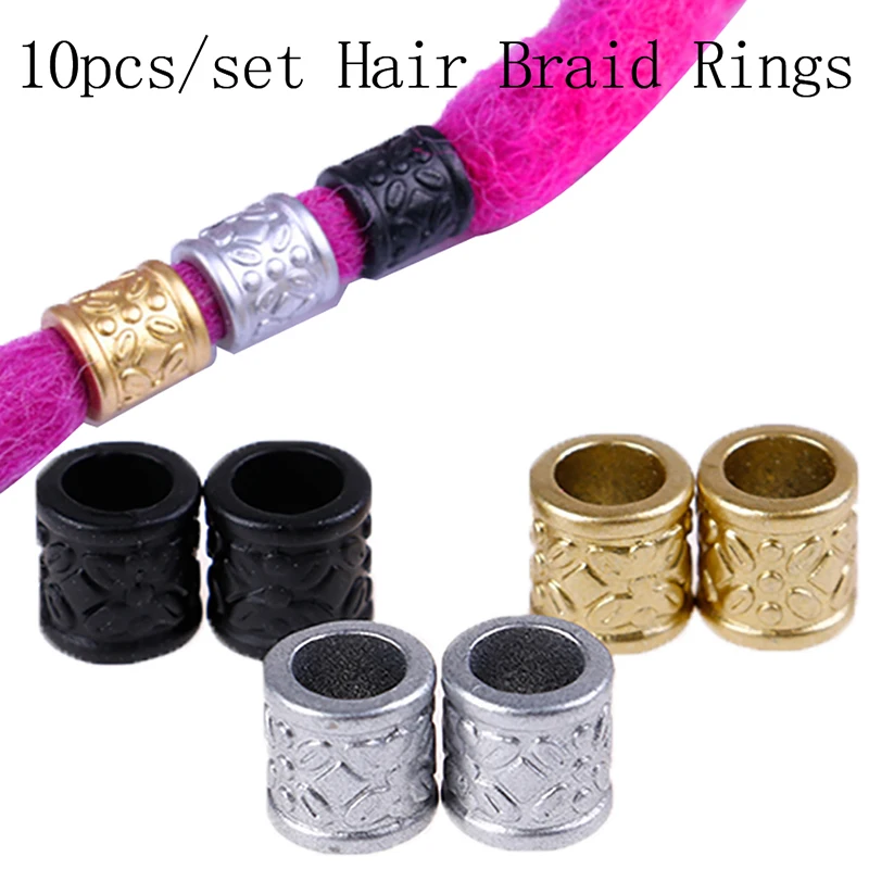 Для косичек Детские бусины для Волос Dreadlock Dread 10 шт./лот кольцо волос Kralen